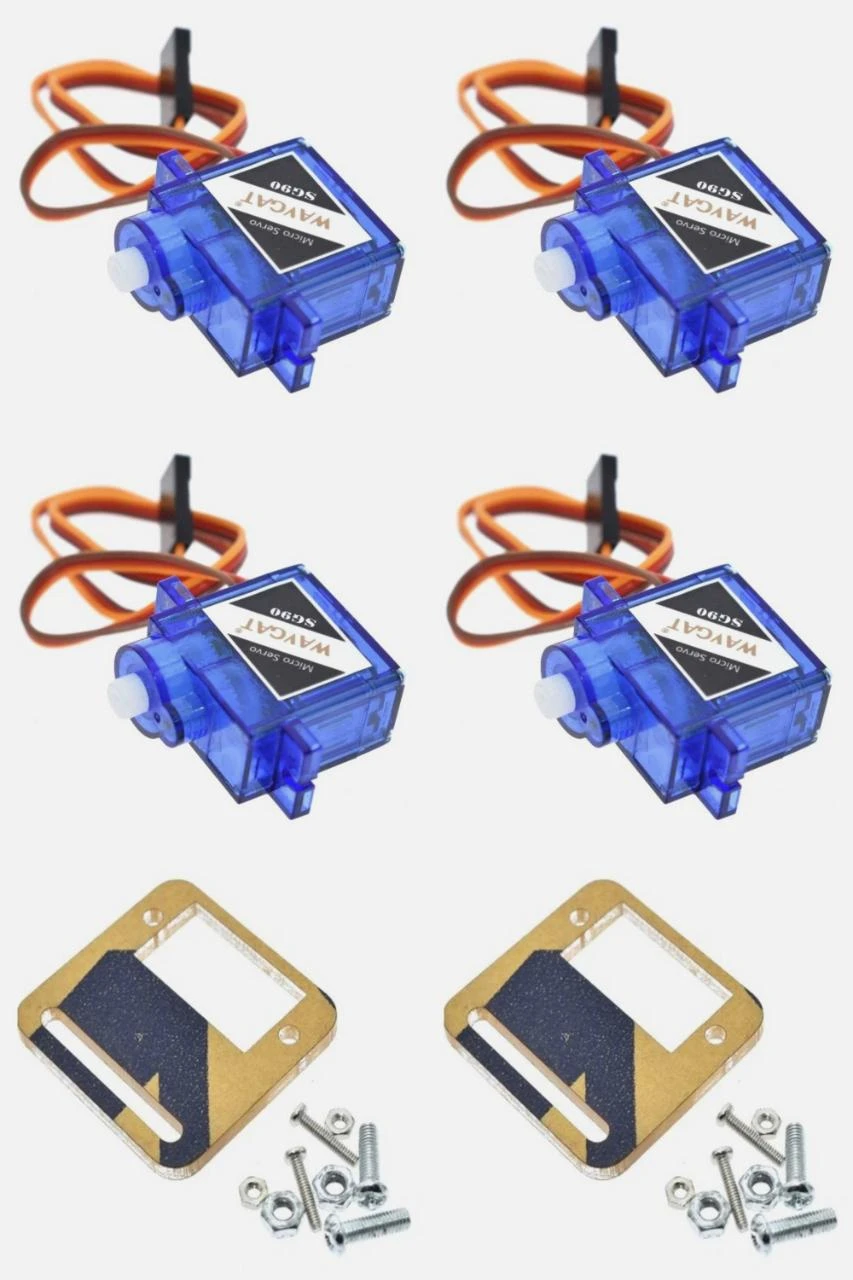 4 Servo Mini SG90 WAVECAT para Arduíno